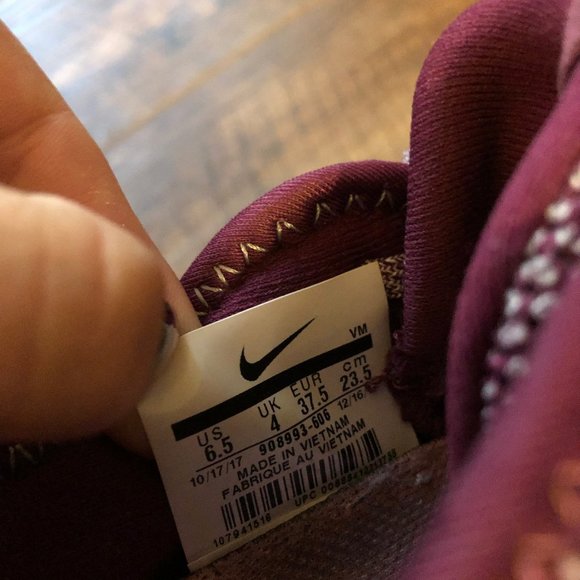 Nike Women's Athletic Shoes - Maroon and Gray - Picture 6 of 6
